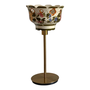 Lampe à poser avec un - ancien pied