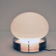 Tronconi table lamp in steel and blown glass, 1970s