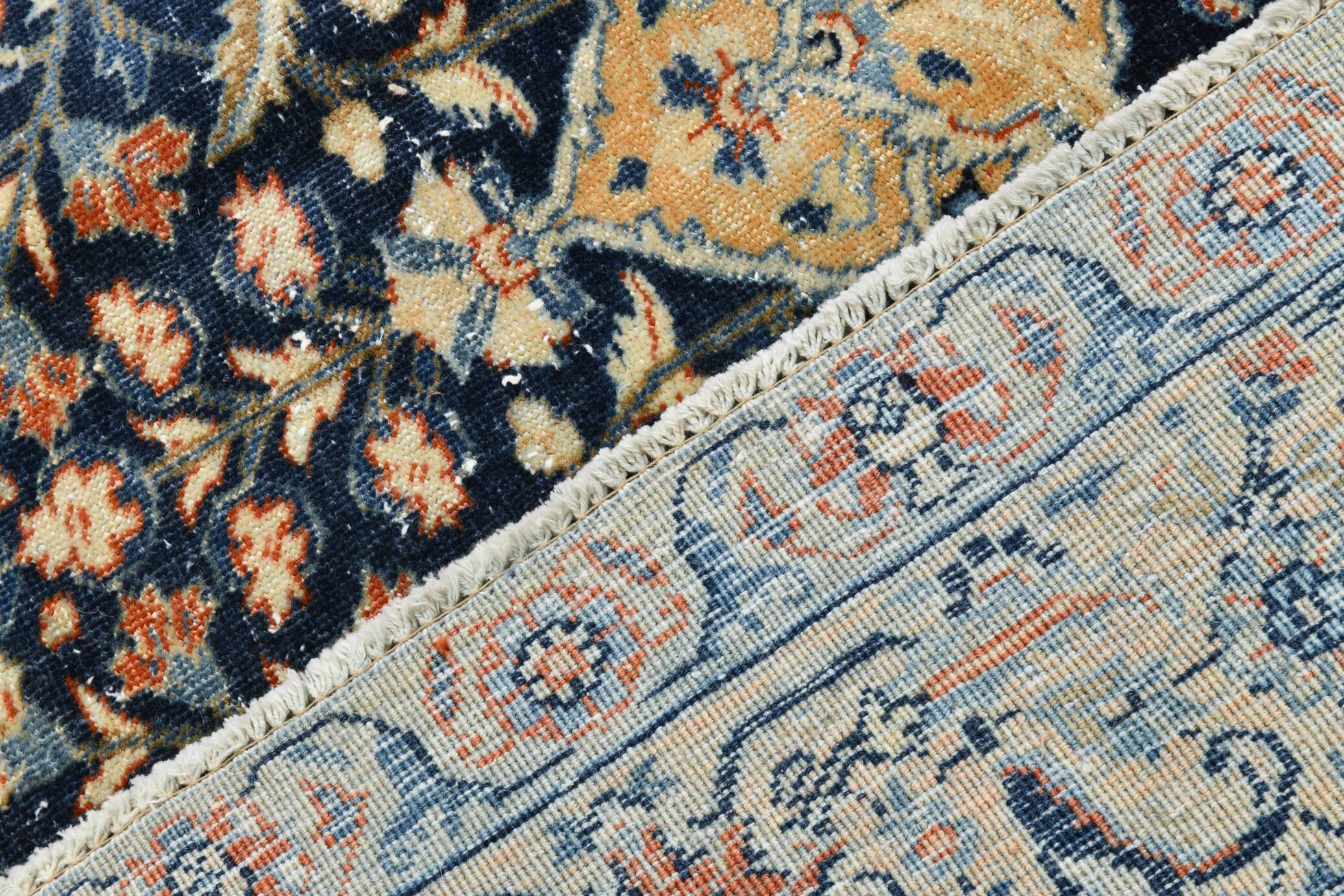 8x10 Oversize Navy Blue Persian Rug, 227x313Cm