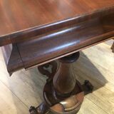 English mahogany console