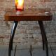 Mid-Century Table Lamp in Marble Glass, Czech, 1960s