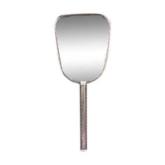 12x29 chiseled metal mirror