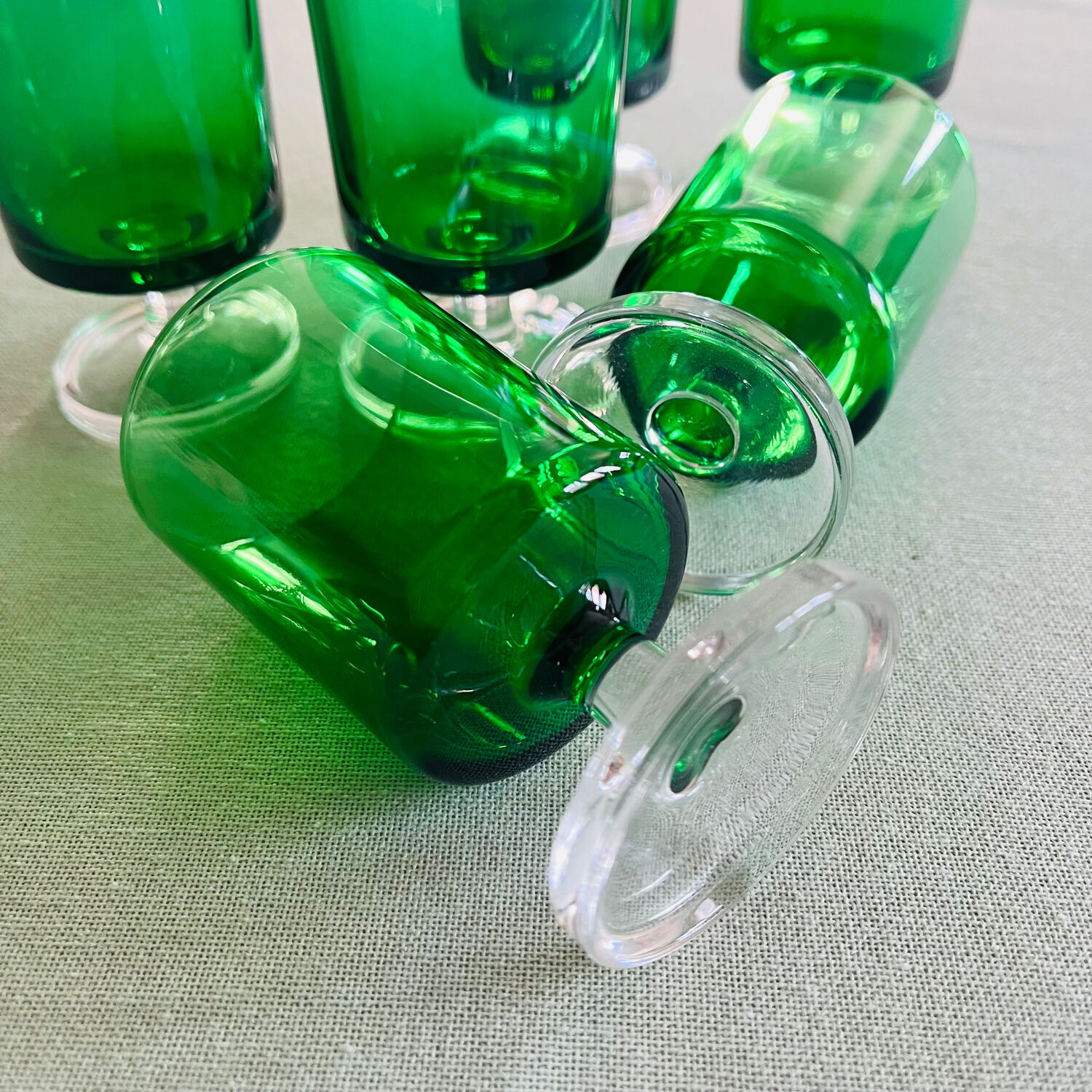 4 Luminarc digestif glasses