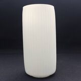 Mid Century Modern White Glass Light Shade Set of 3 Long Stripes