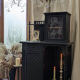 Black antique shelf