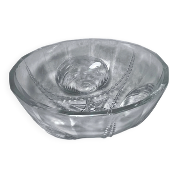 Art Deco Coupe Sabino France "Shells and Pearls" No. 9001 – Frosted Glass