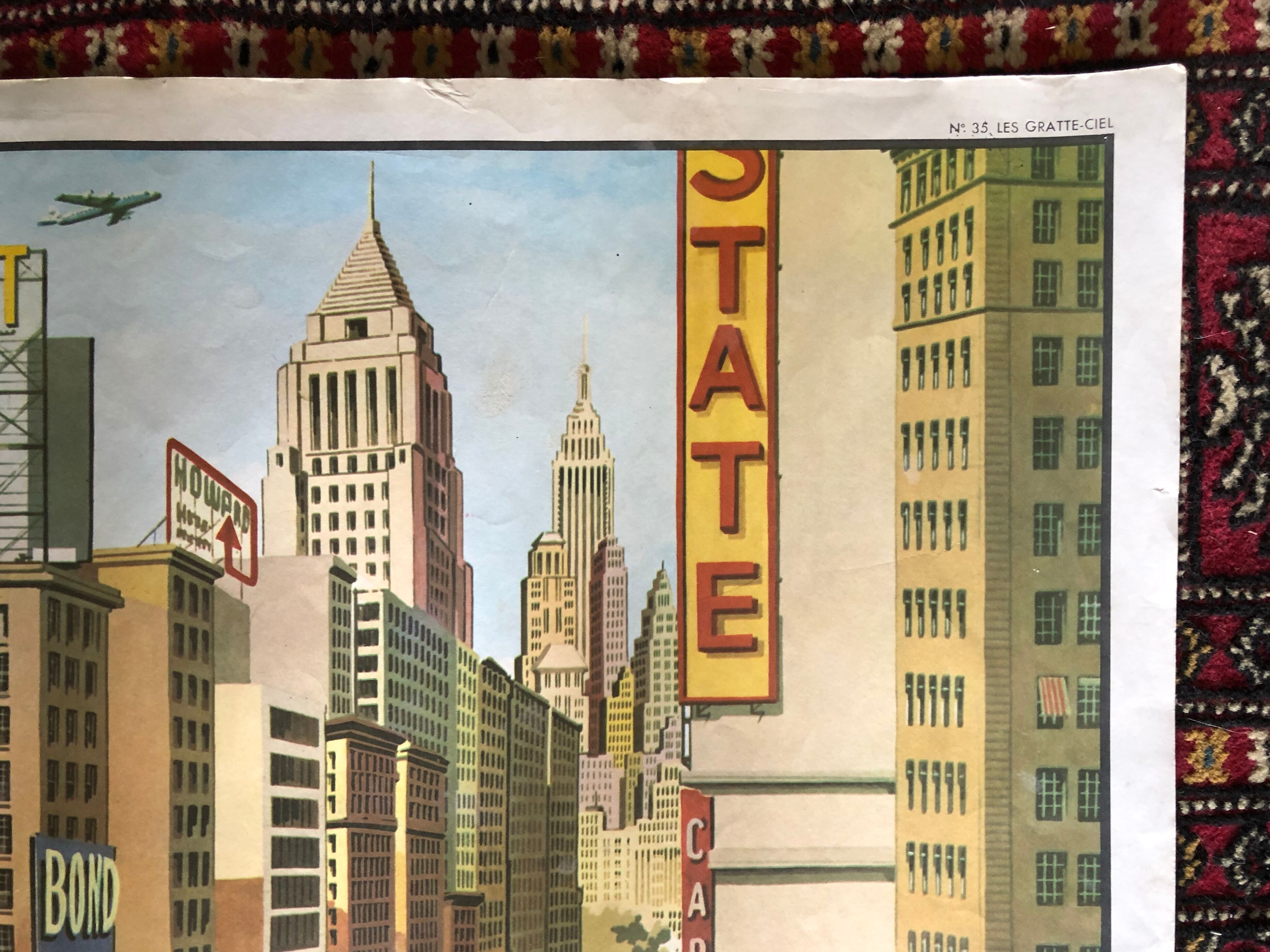 Ancient pedagogical poster