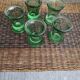 Lot de cinq verres à liqueur années'50