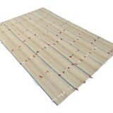 5x8 Cream & Beige Vintage Kilim Rug, 151x230Cm