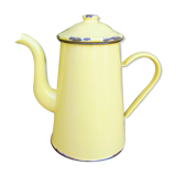 Yellow enamelled coffee maker