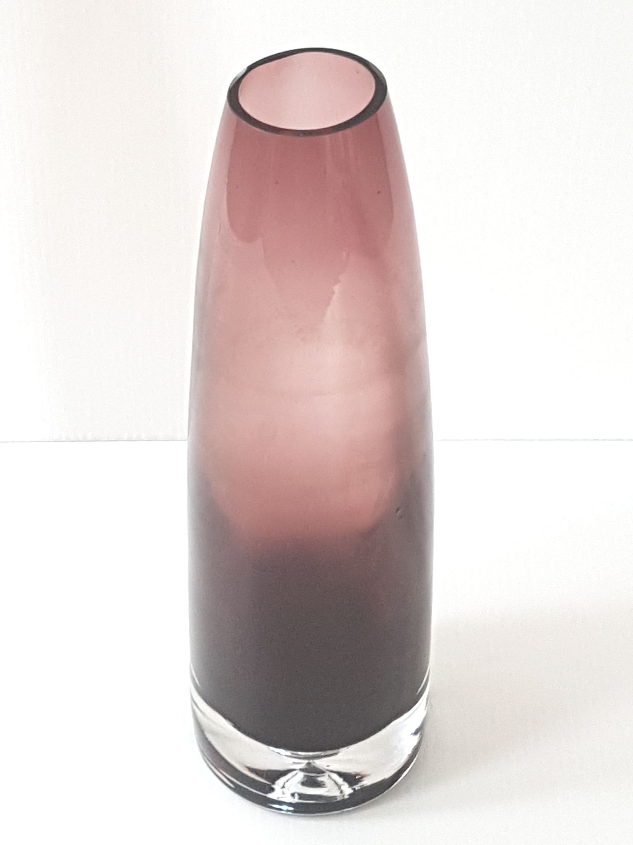 Murano vintage glass vase 1970