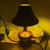 Hand Carved Antique Metal Lamp