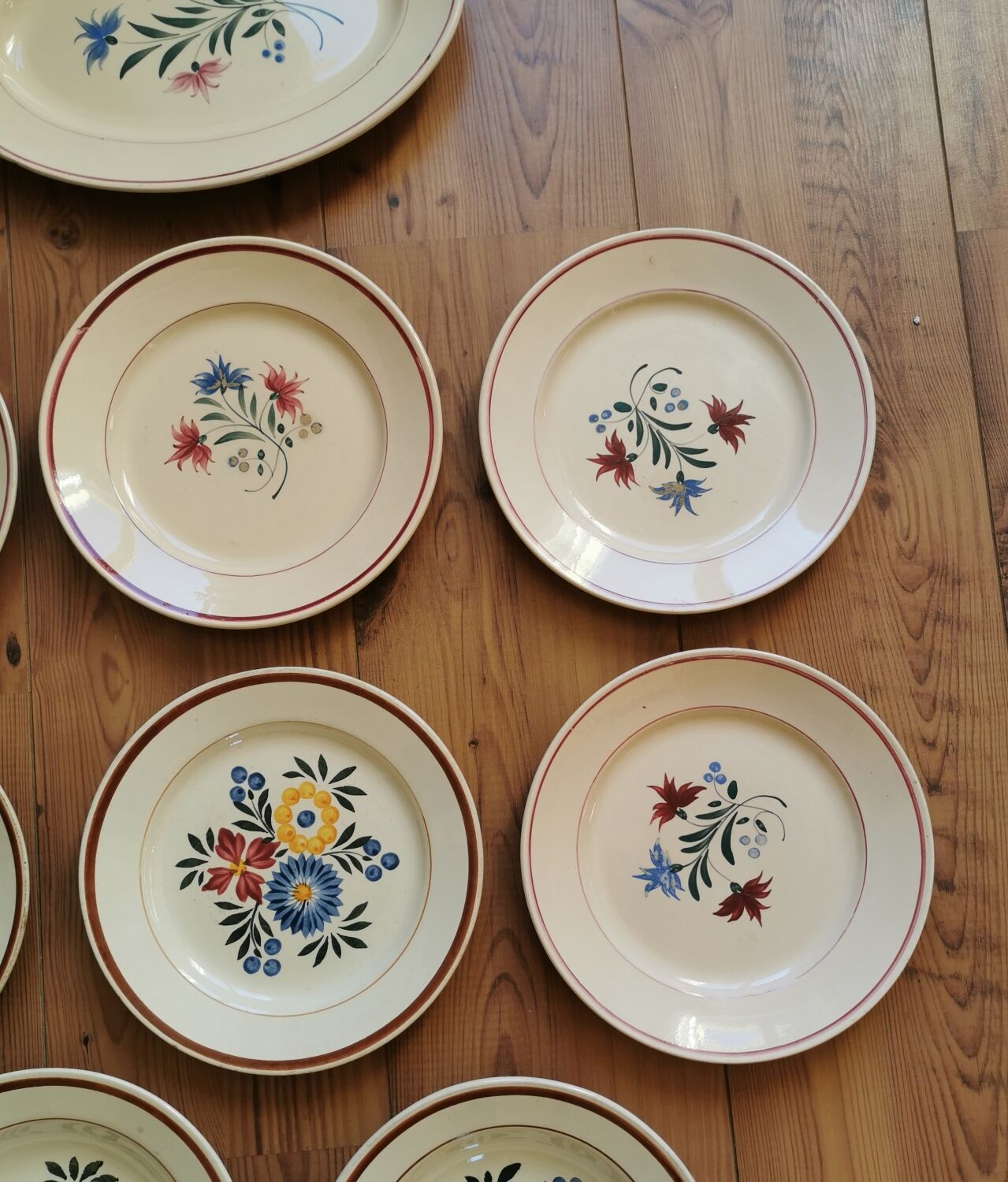 Lot of old plates