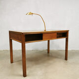 Vintage rattan caned desk Eleanor Forbes Mcguire San Francisco