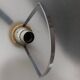 Chandelier rises and falls transparent plastic and chrome vintage 1970 space age