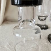 8 Scandinavian Drinking Glasses in Crystal 1970s