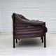 1970s, Scandinavian 3-seater sofa by Arne Norell, furniture leather.