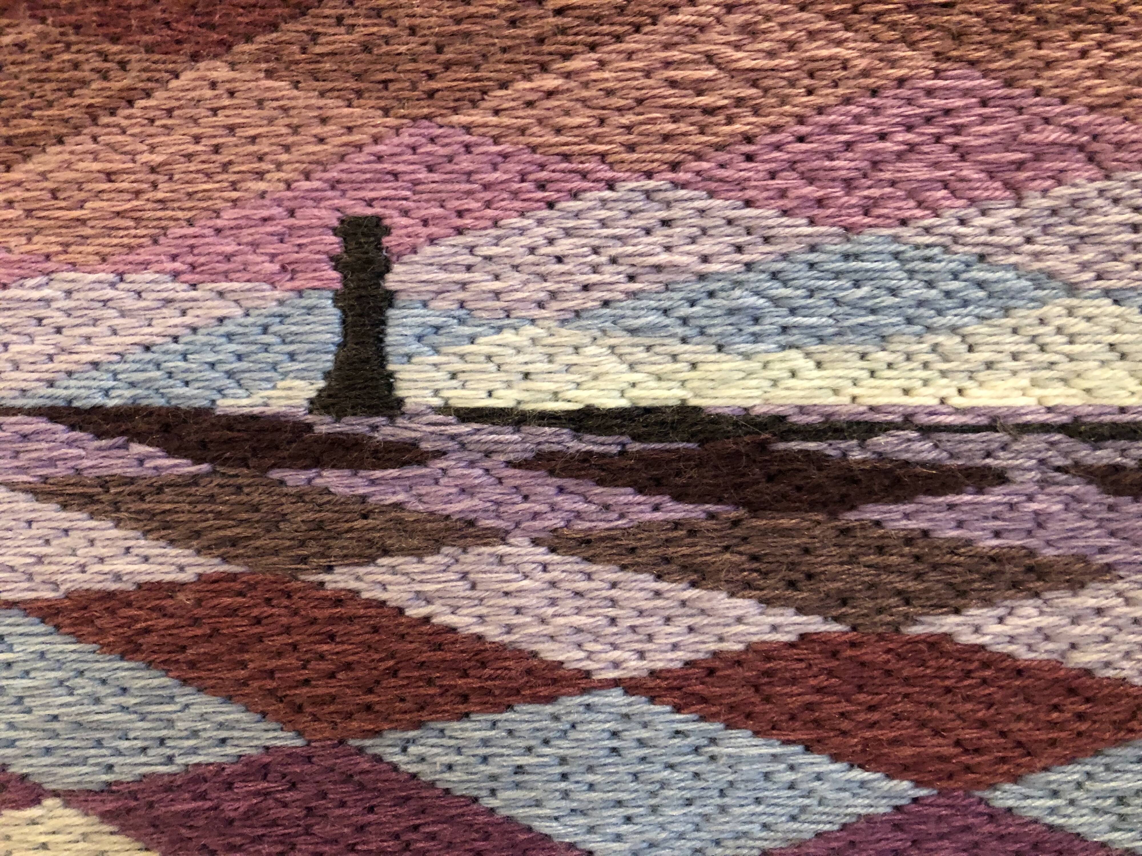 Kinetic tapestry by Patrice Allart