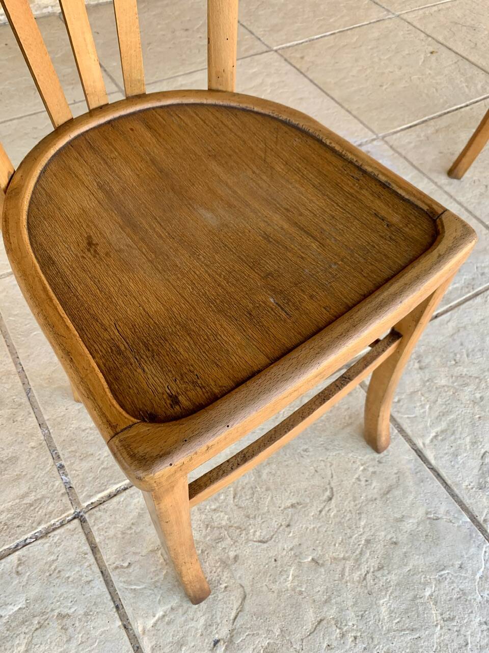 Pair of bistro chairs by Luterma, circa 50-60