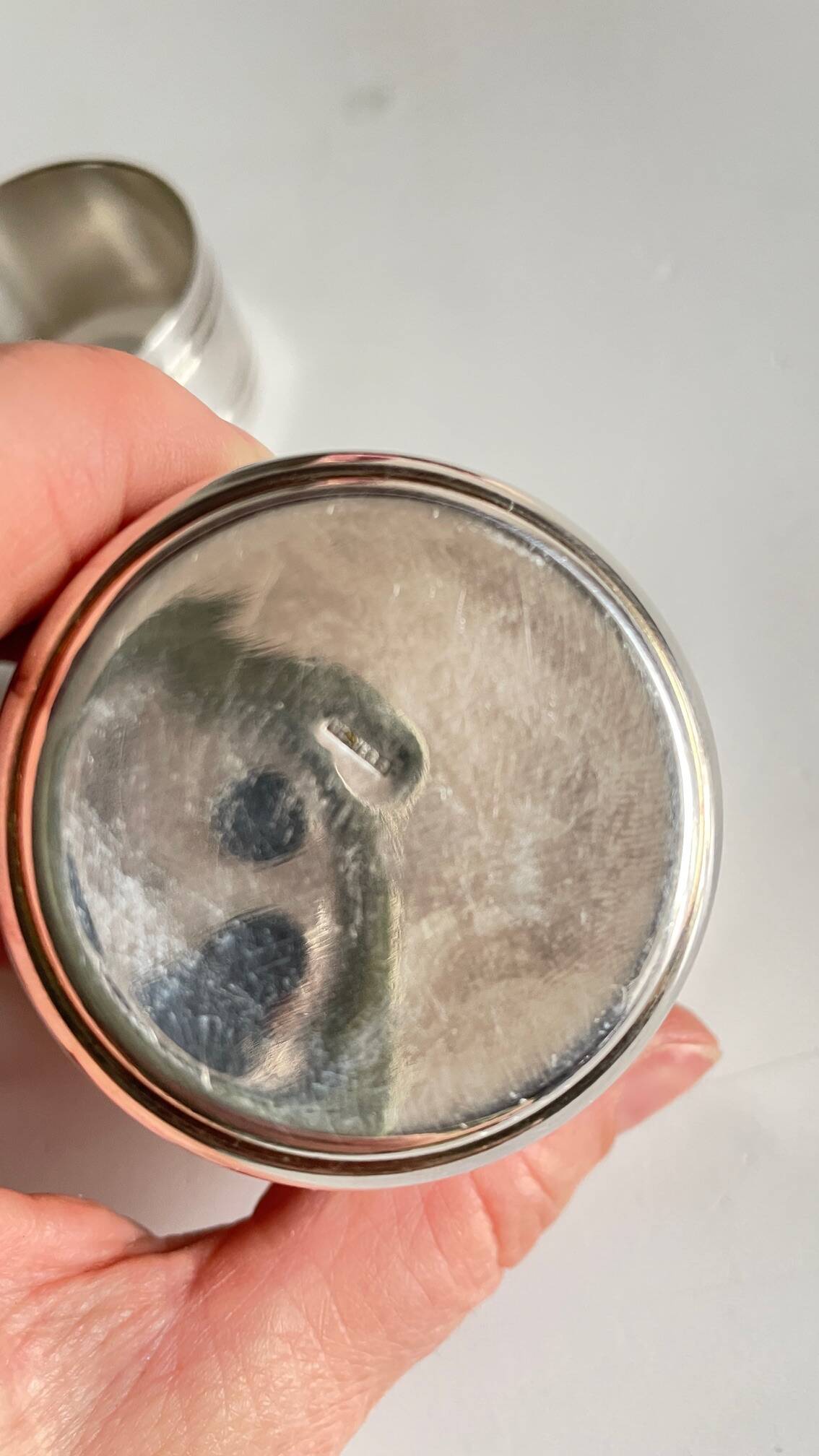 Silver-plated glass and napkin ring by UDNER