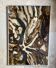 Painting 1972 under glass, metal frame