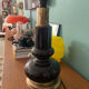 Ceramic and brass lamp foot 70s