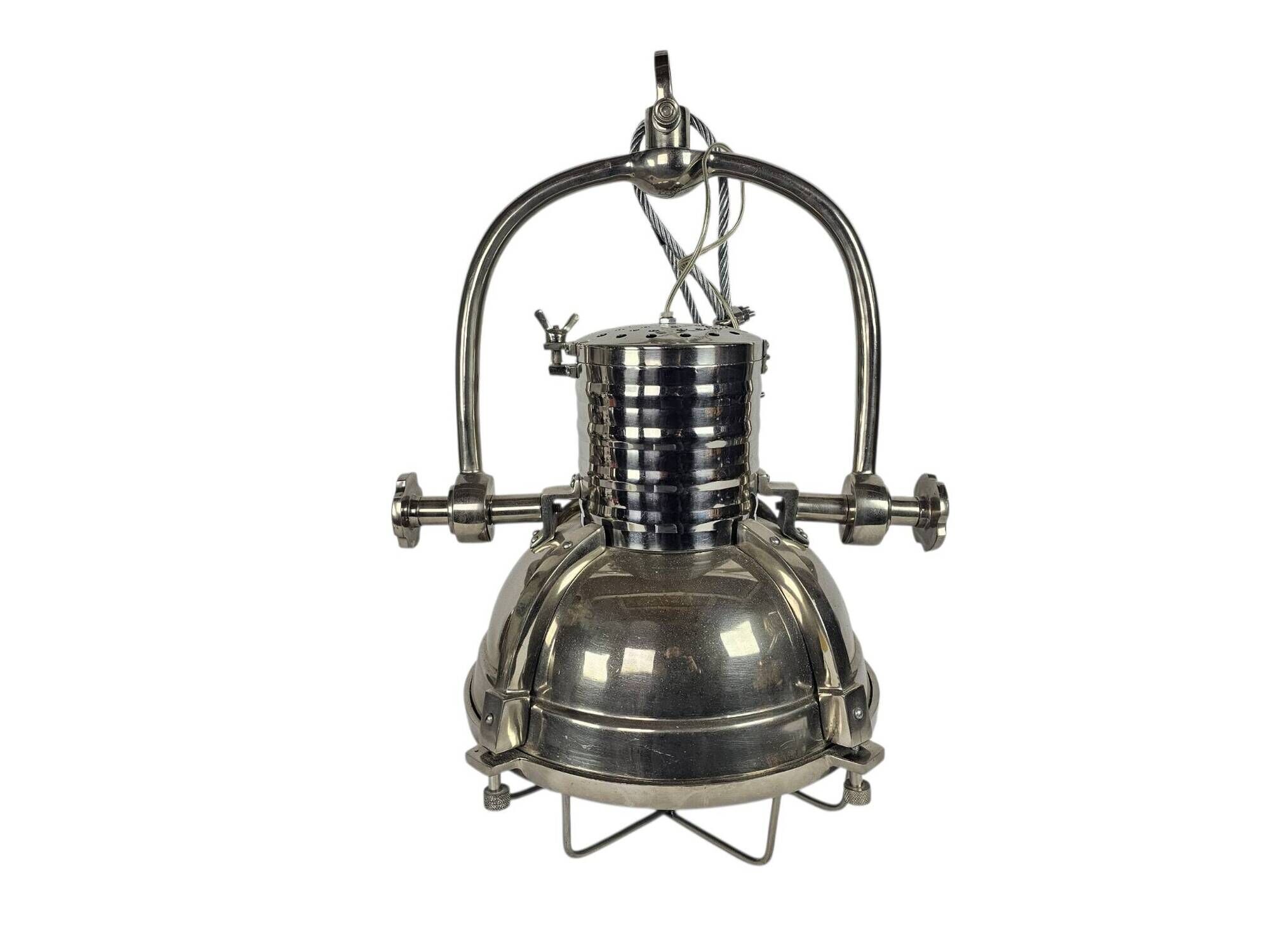 Lantern Sea Nickel – pendant lamp – industrial – ship's lamp – film light