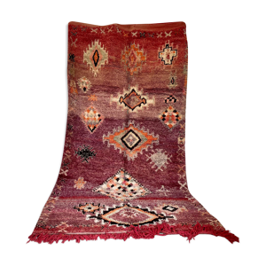 Tapis berbère boujaad rouge 350x170cm