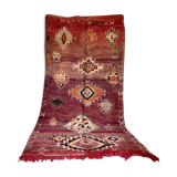 Berber carpet boujaad red 350x170cm