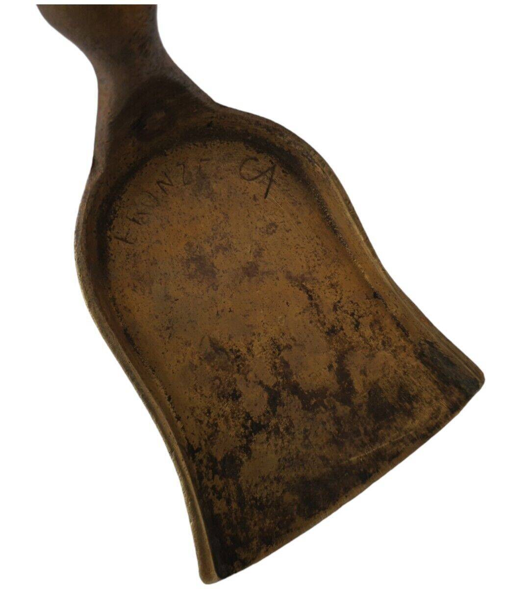 bronze fireplace servant AC 3 accessories pliers, shovel and broom