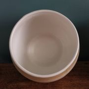 Sugar bowl and milk jug in Longchamp earthenware.