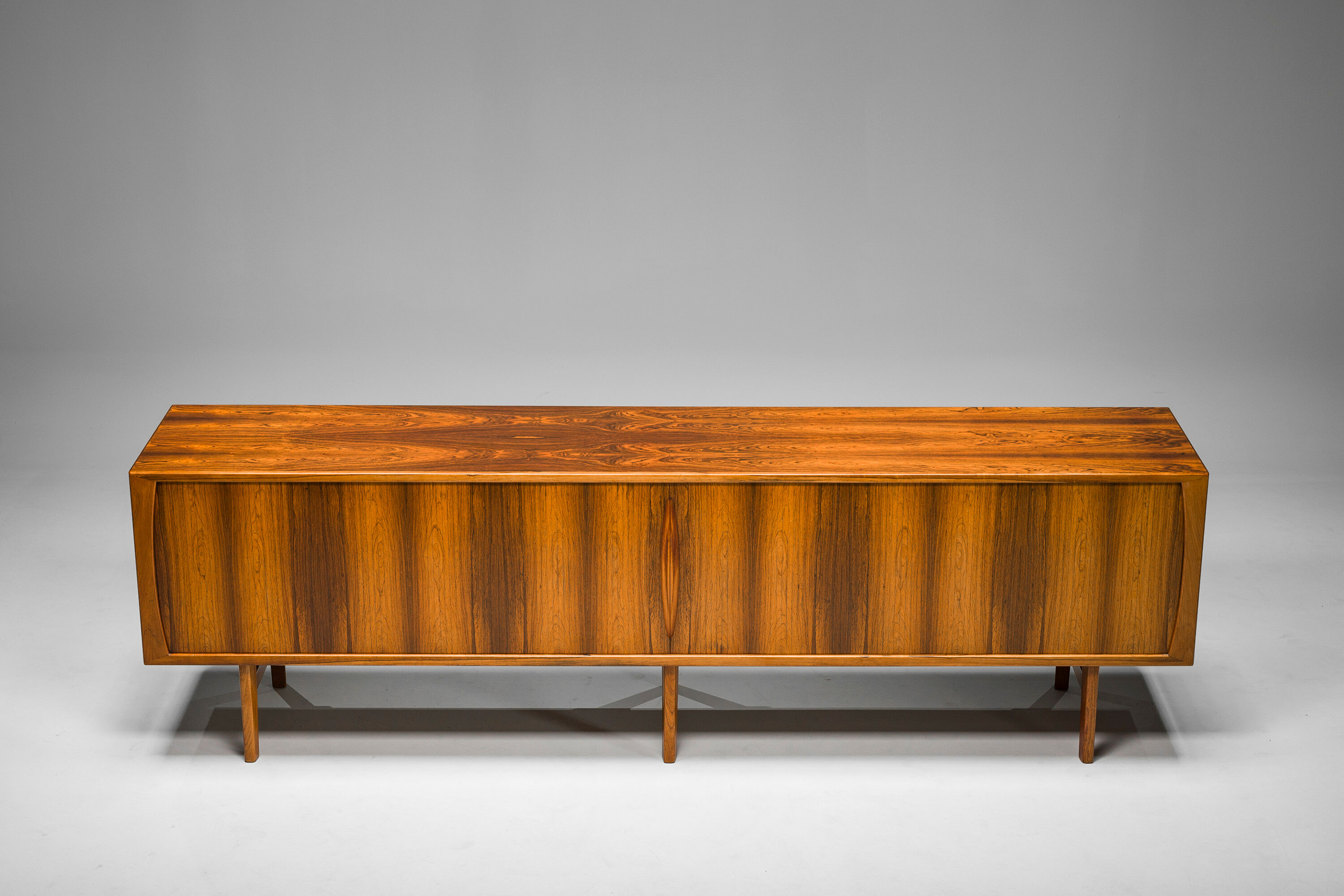 Large Rosewood Sideboard by Henning Kjaernulf for Bruno Hansen, 1950s