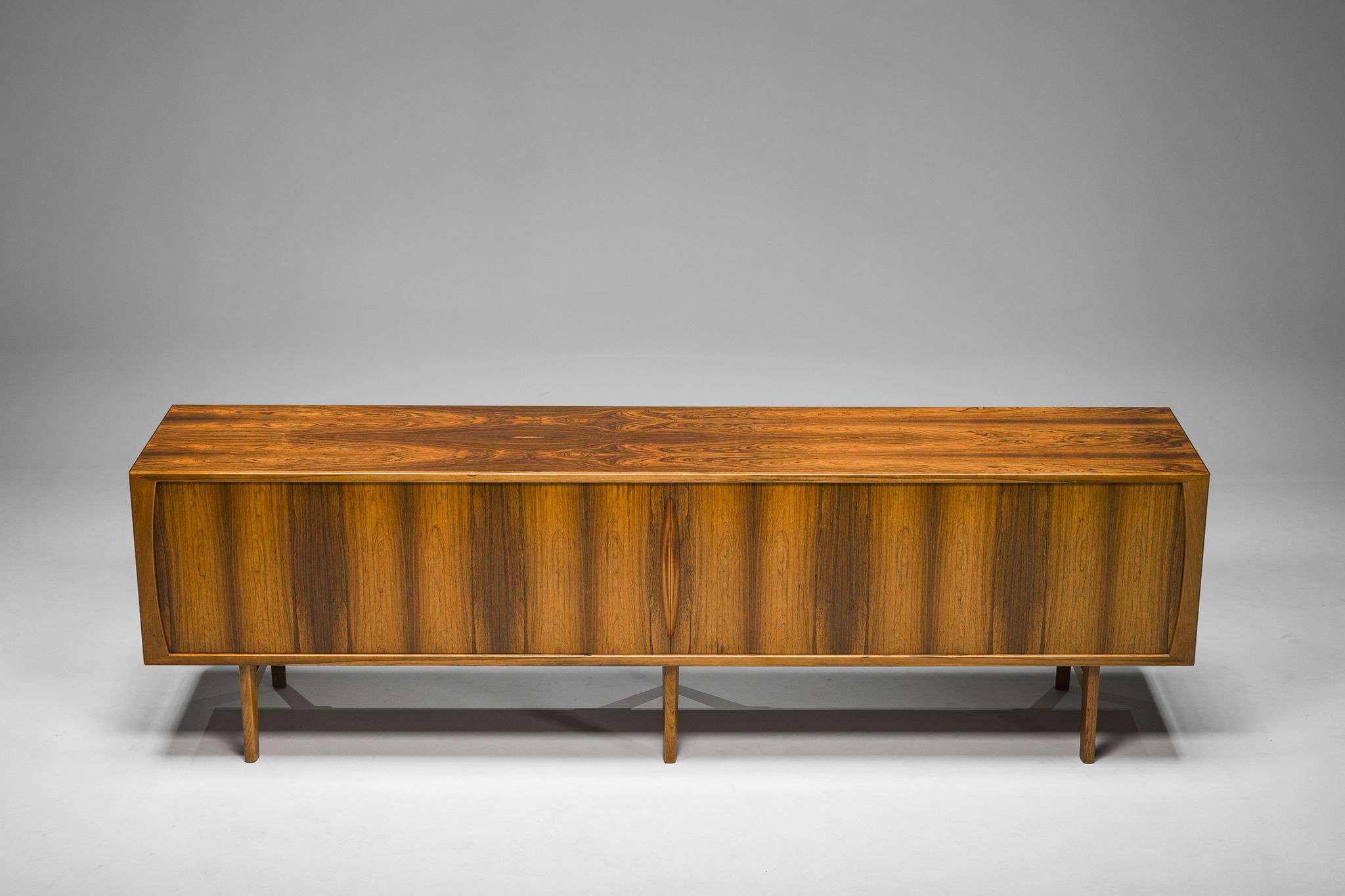 Large Rosewood Sideboard by Henning Kjaernulf for Bruno Hansen, 1950s