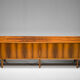 Large Rosewood Sideboard by Henning Kjaernulf for Bruno Hansen, 1950s