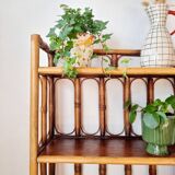 Antique bamboo shelf - bookcase