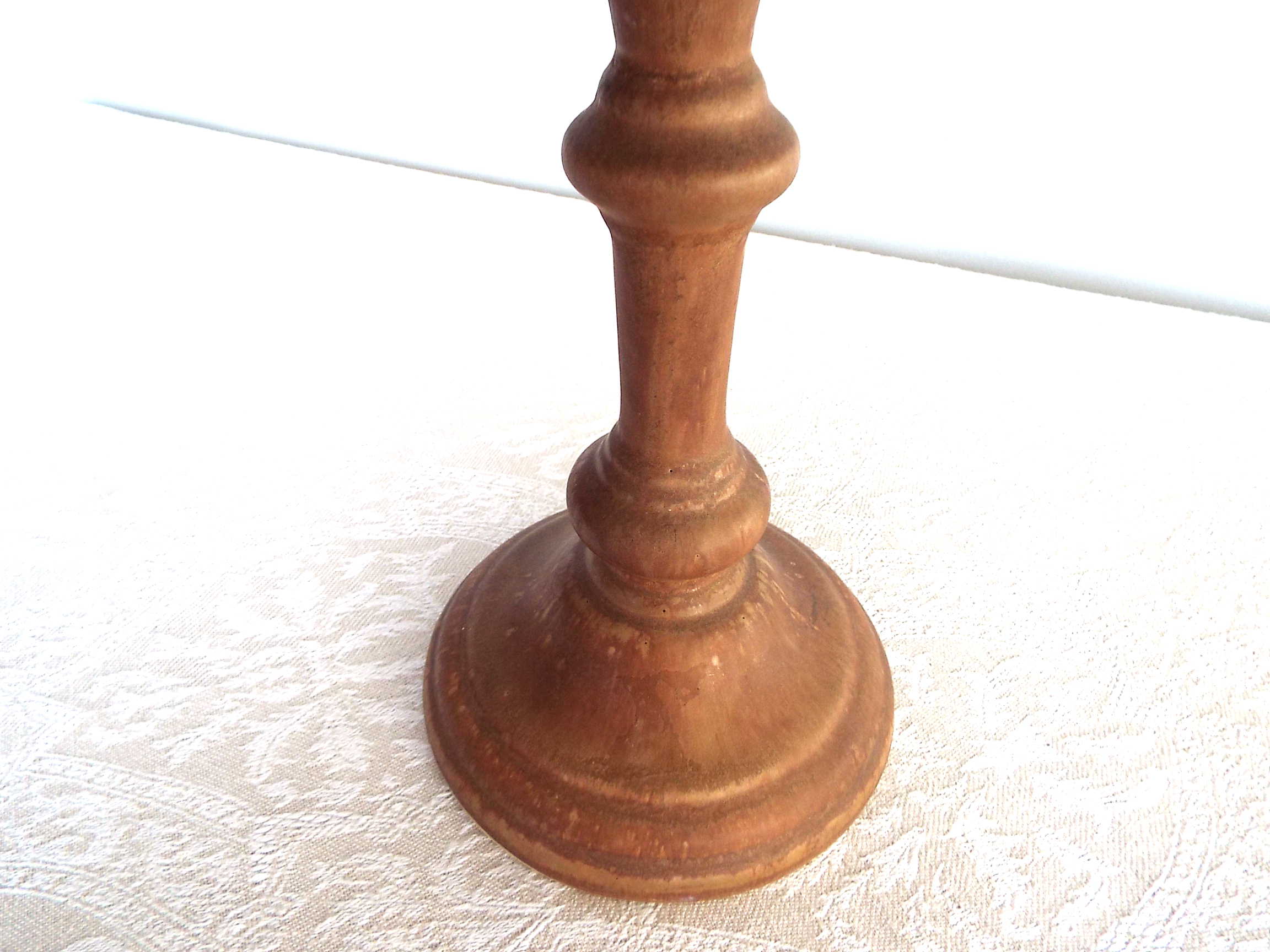 Stoneware candle holder