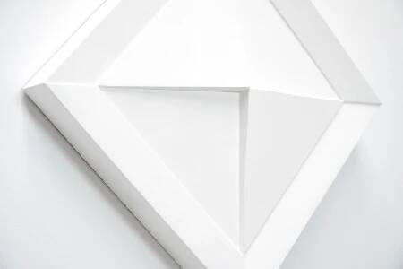 Gilbert Swimberghe, White Lacquered Wood Relief
