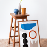 Wall poster colorful abstract shapes 50cm*70cm