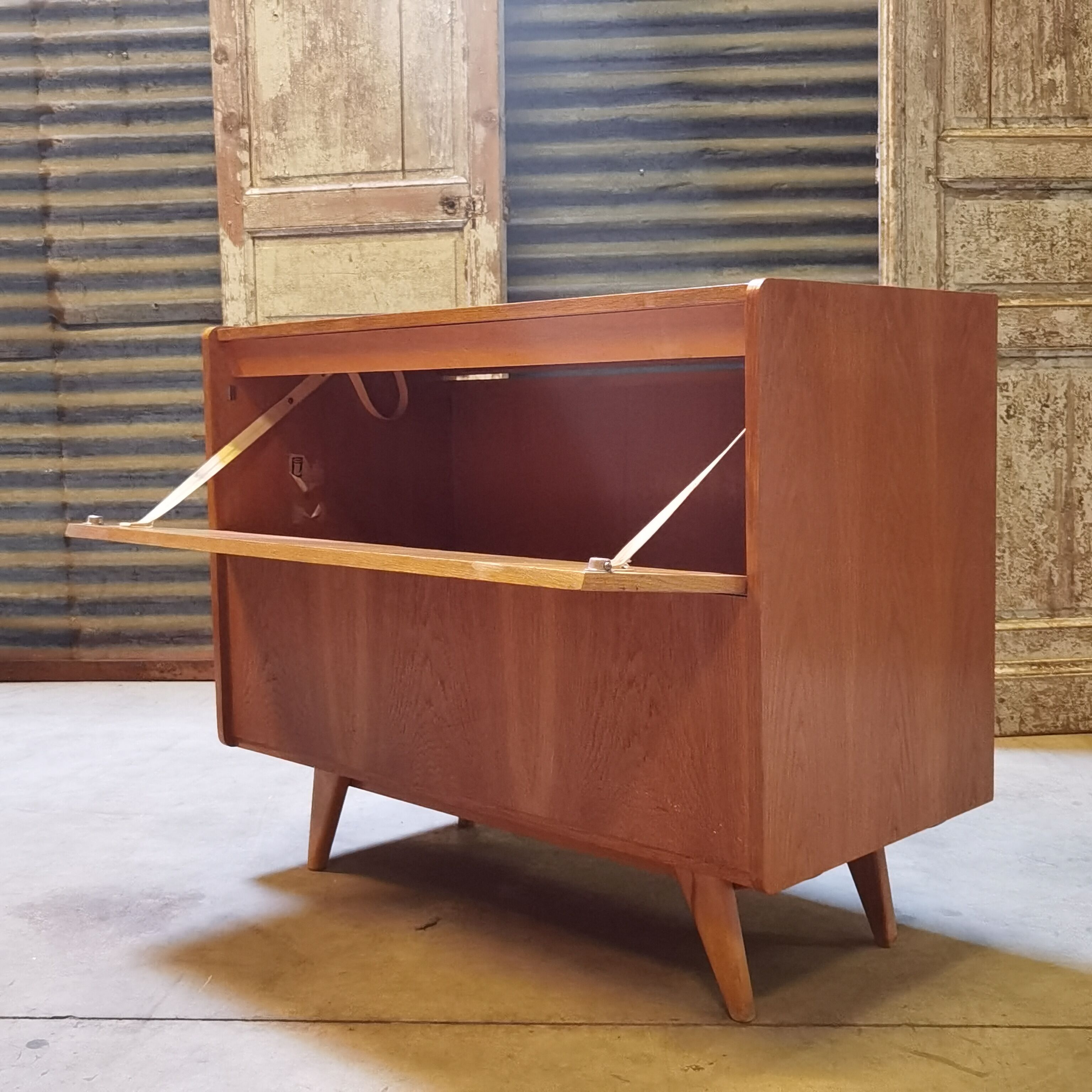 Storage chest or mini bar U459 by Jiri Jiroutek for Interier Praha 1960