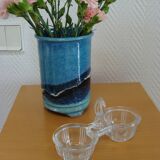 50s glass salt cellars