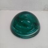 Cendrier en verre de Murano vert