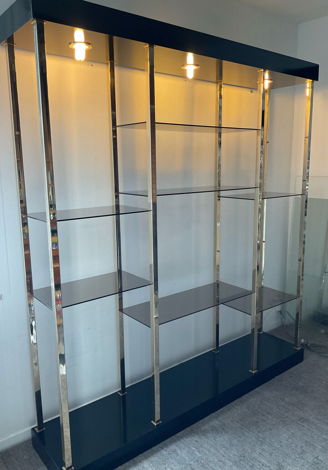 Belgo chrom shelf from the 70s and 80s