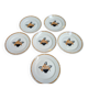 Set of 6 vintage Badonviller France "Jade" dinner plates