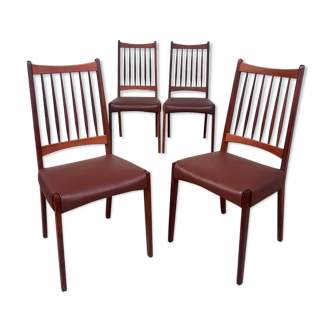 Set 4 chairs by Mogens Kold