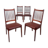 Set 4 chairs by Mogens Kold