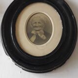 Old framed photograph