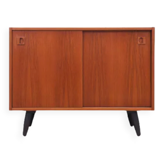 Buffet en teck, design danois, années 1970, Danemark