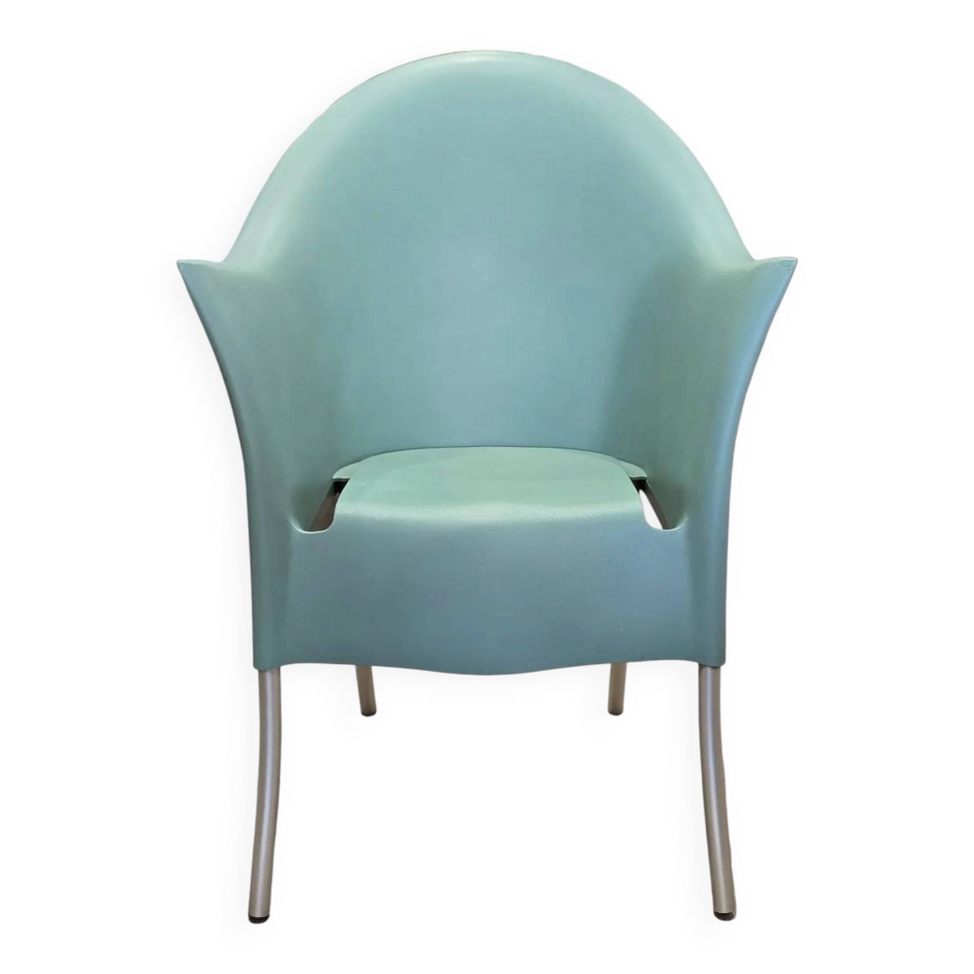 Lord YO armchair by Philippe Starck for Aleph / Kartell – celadon green