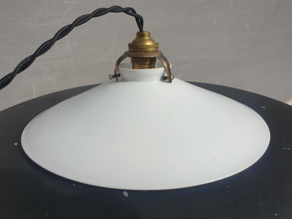 Art Deco opaline pendant lamp