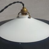 Art Deco opaline pendant lamp